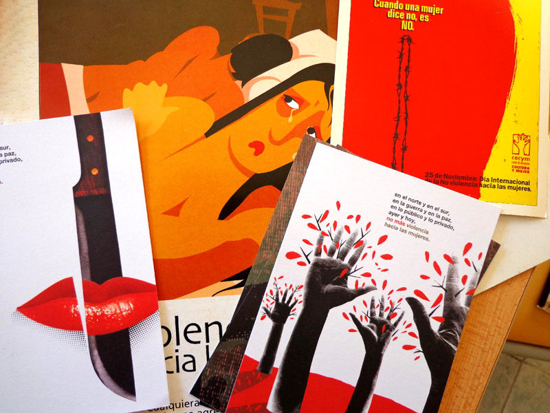 Carteles de CECYM (1995, 1998, 2000).